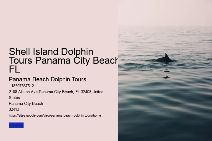 Shell Island Dolphin Tours Panama City Beach FL